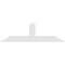 Ekena Millwork Portland Architectural Grade PVC Gable Bracket, 48"W x 14"H x 4"D x 4"F, 7/12 Pitch GBP048X14X0404POR00 - alternate 5